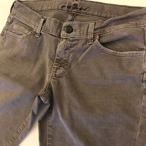 7 For All Mankind straight gray women’s jeans